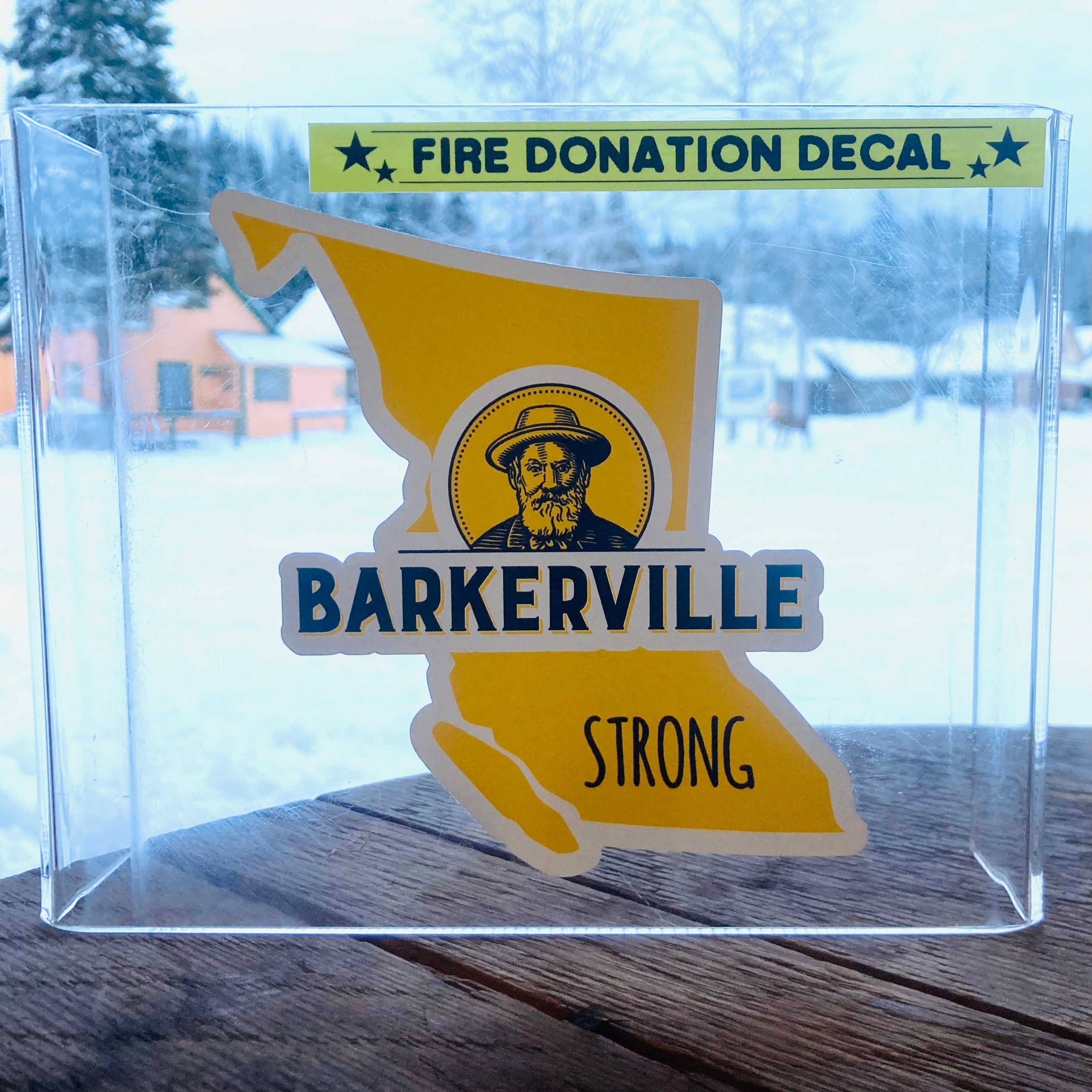 Barkerville Strong Decal