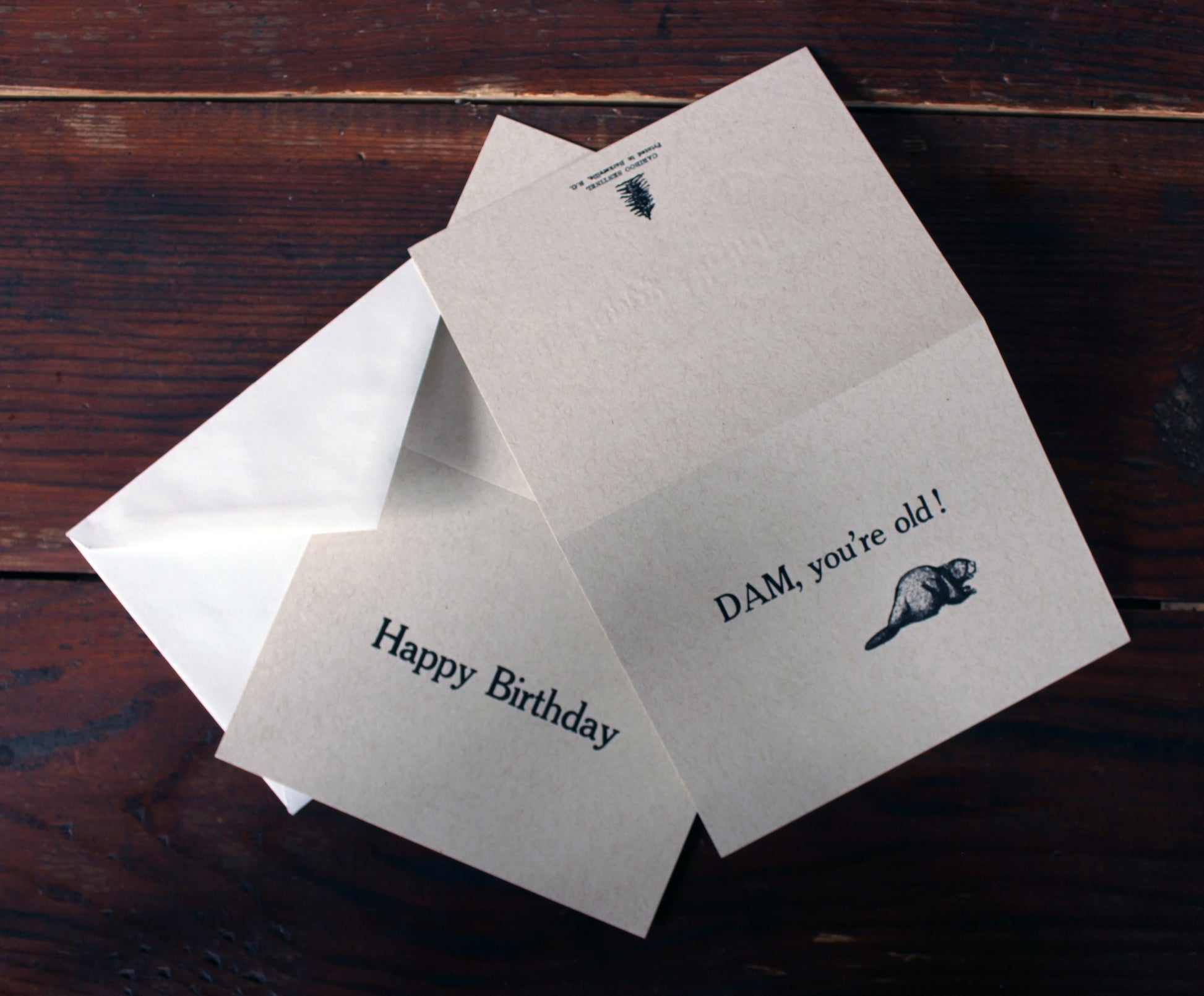 Happy Birthday/Anniversary - Letterpress Cards