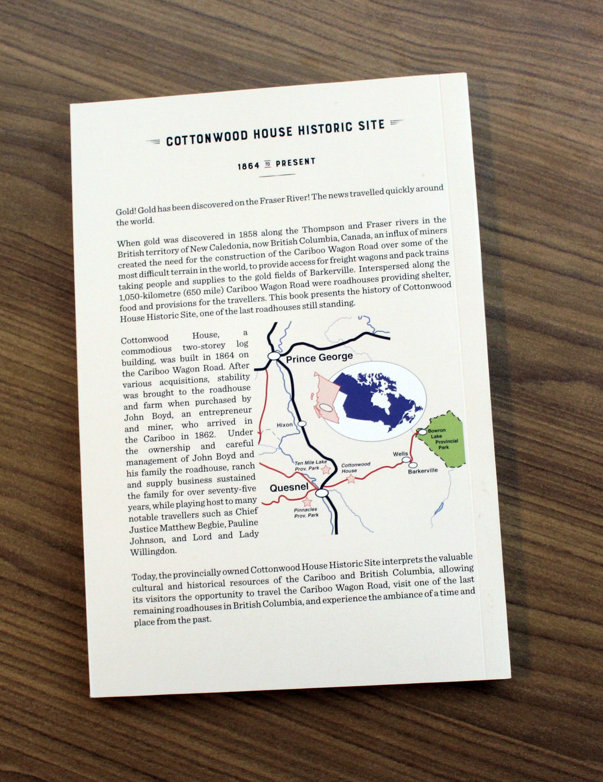 Cottonwood House Historic Site 1864 to Present