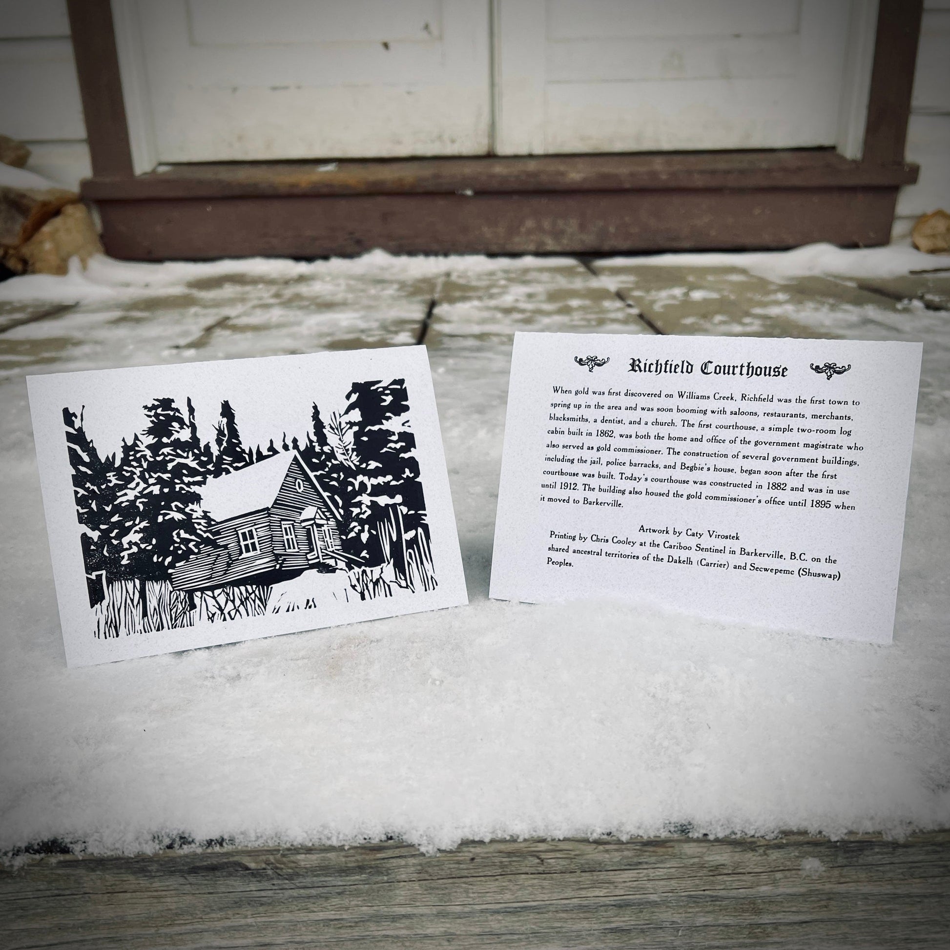 Building Print Greeting Cards