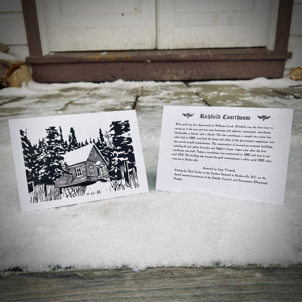 Building Print Greeting Cards